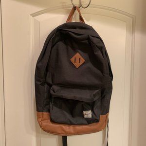 Herschel Supply Co Heritage Black & Tan Backpack